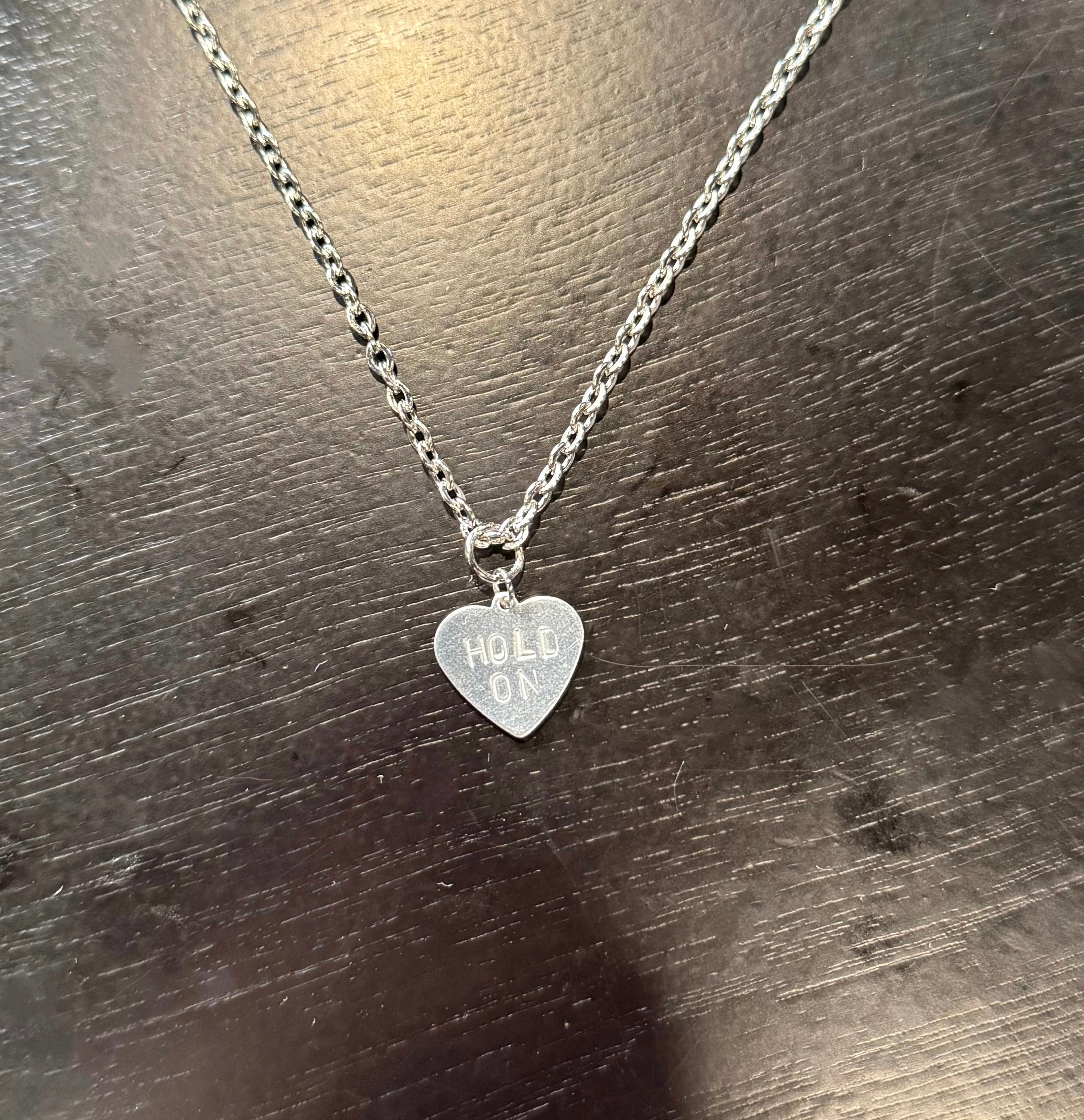 Hold On Cassie Heart Necklace