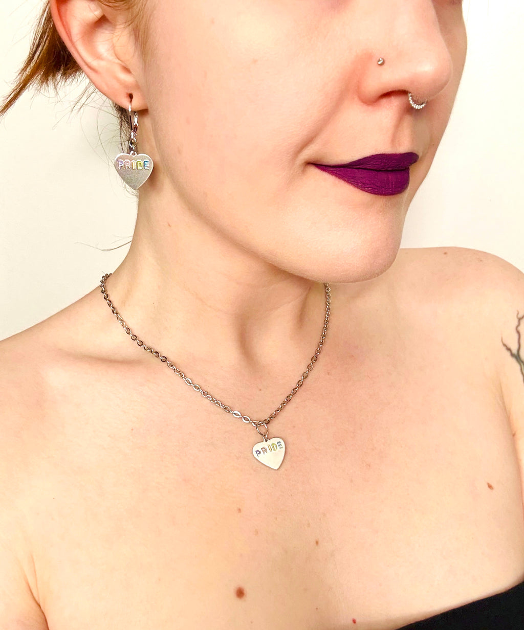 Pride LGBTQIA+ Heart Necklace