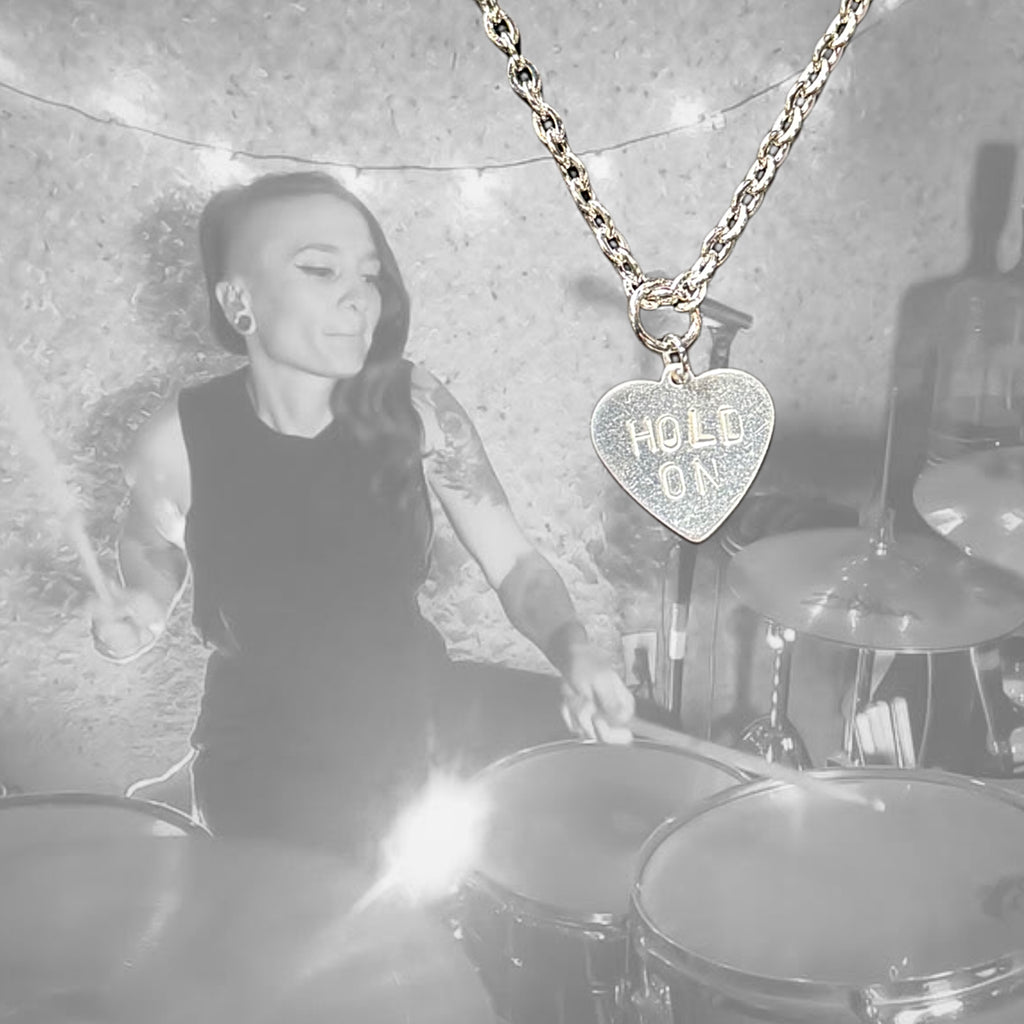 Hold On Cassie Heart Necklace