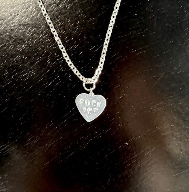 F*CK ICE Heart Necklace
