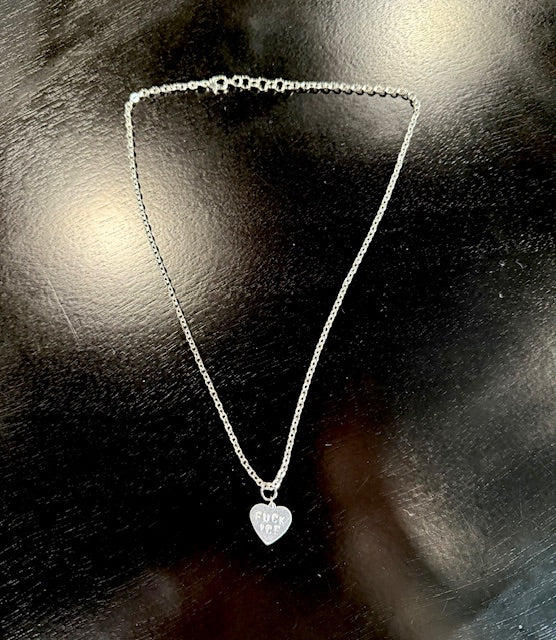 F*CK ICE Heart Necklace