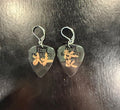 Linh Le Signed Bass Pick Earrings