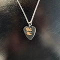 Linh Le Signed Bass Pick Necklace